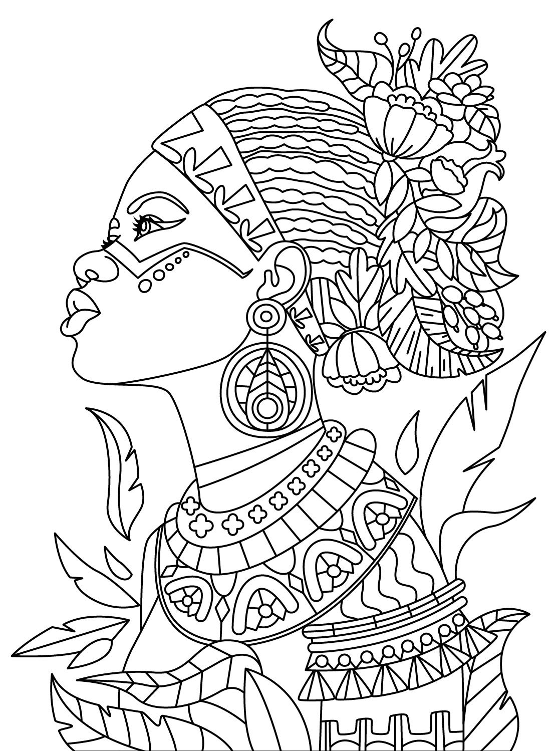 people coloring pages for adults