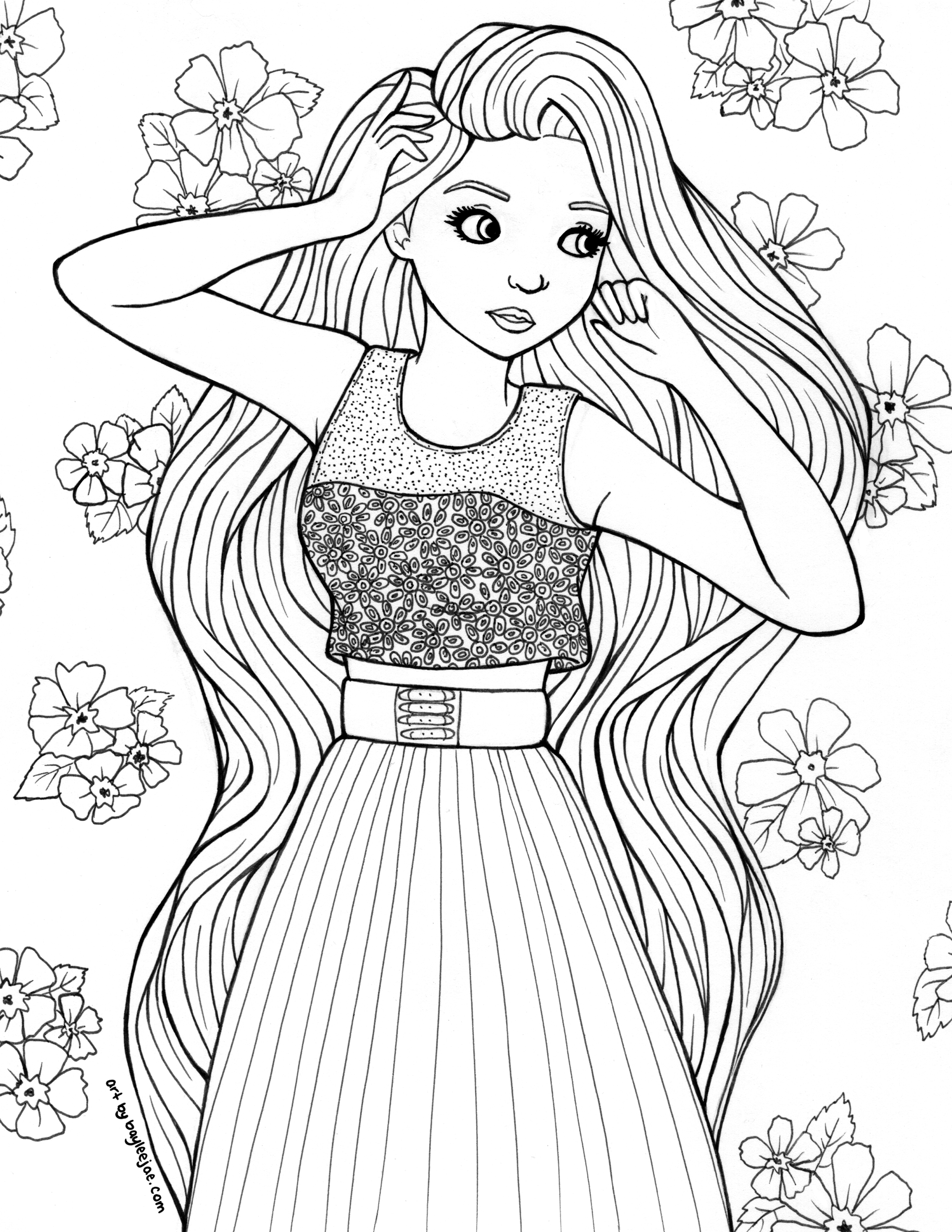 printable coloring pages people