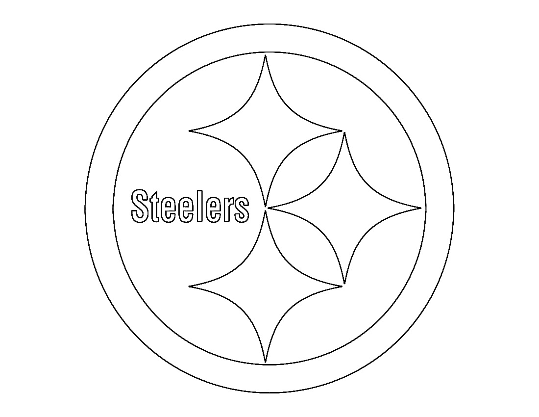 nfl pittsburgh steelers coloring page
