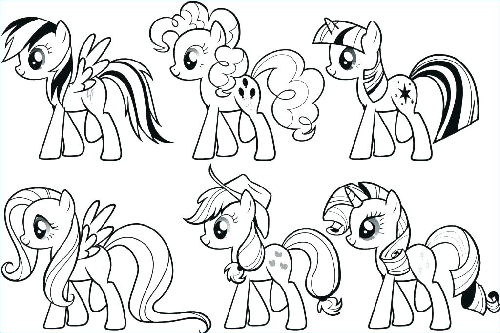 free pony coloring pages