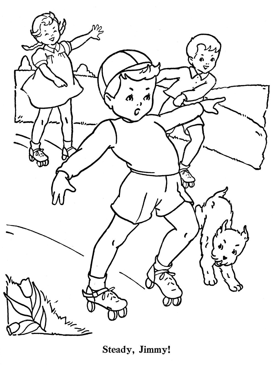 boys and girls coloring pages