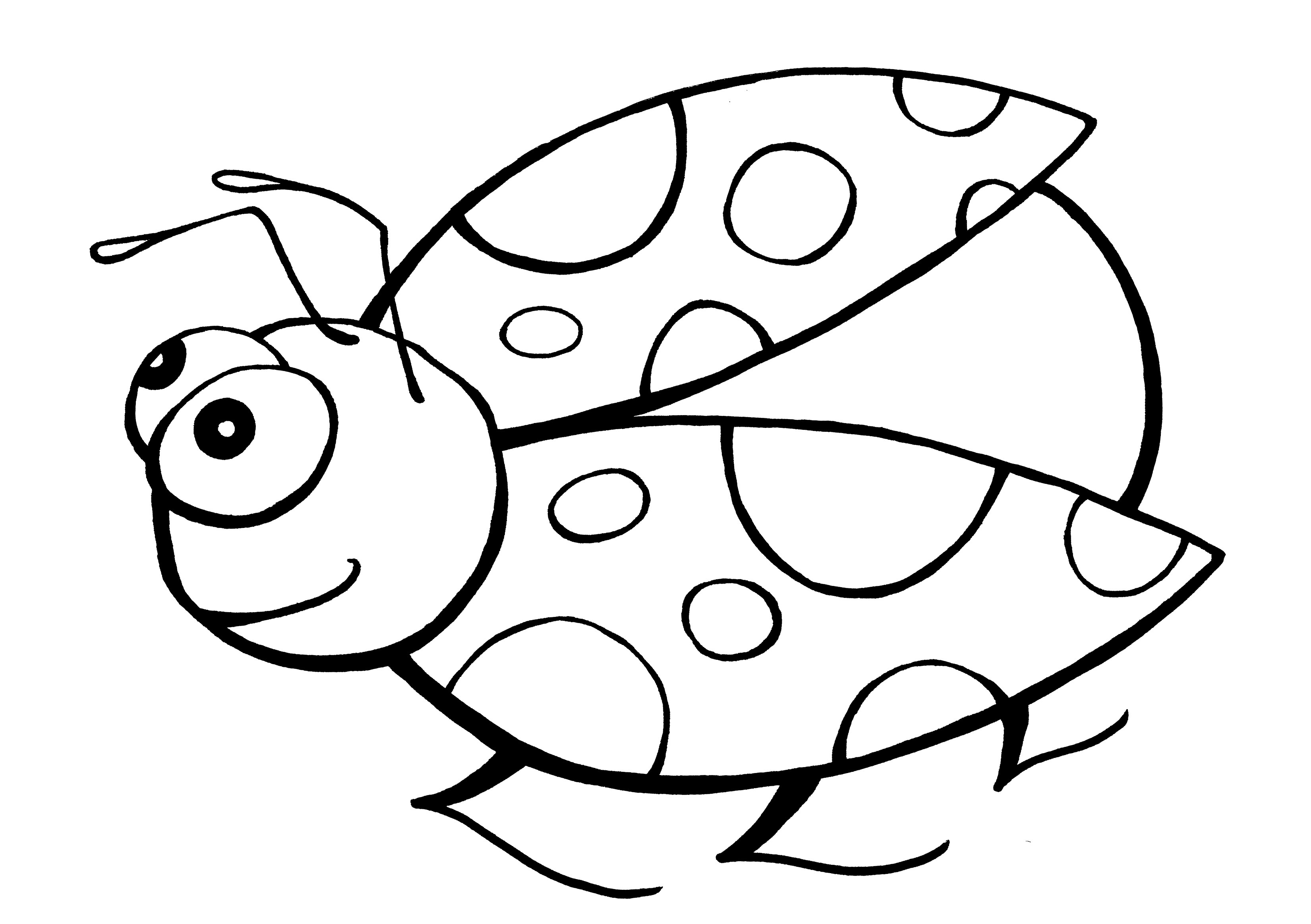 bug coloring pages for preschool