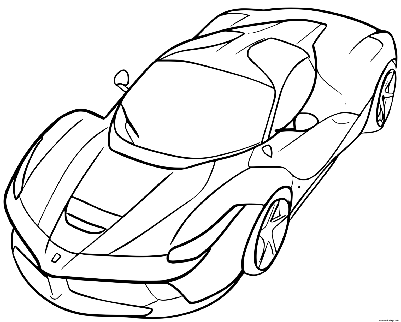 Free Printable Ferrari Coloring Pages Pdf - Coloringfolder.com