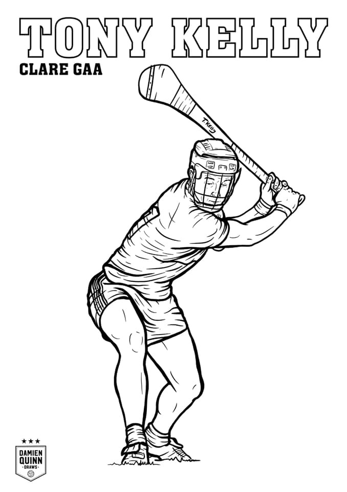free printable hurling coloring pages
