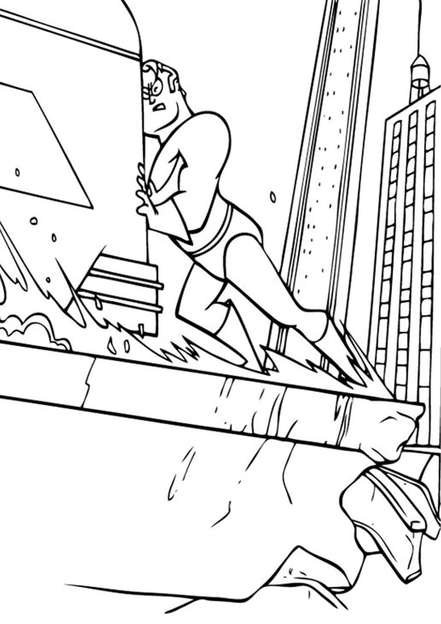 coloring pages the incredibles