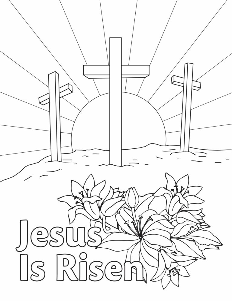 Printable Jesus Coloring Pages Pdf - Coloringfolder.com