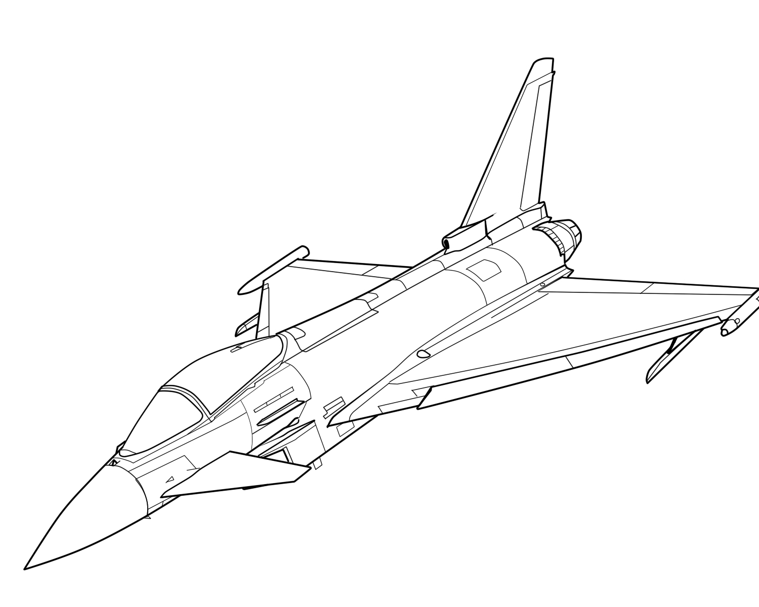 jet coloring pages free