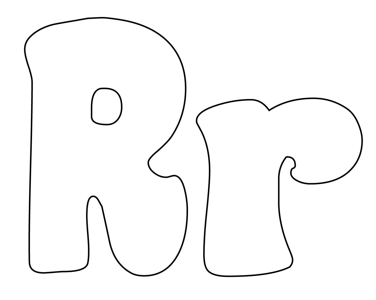 letter r coloring pages preschool blank