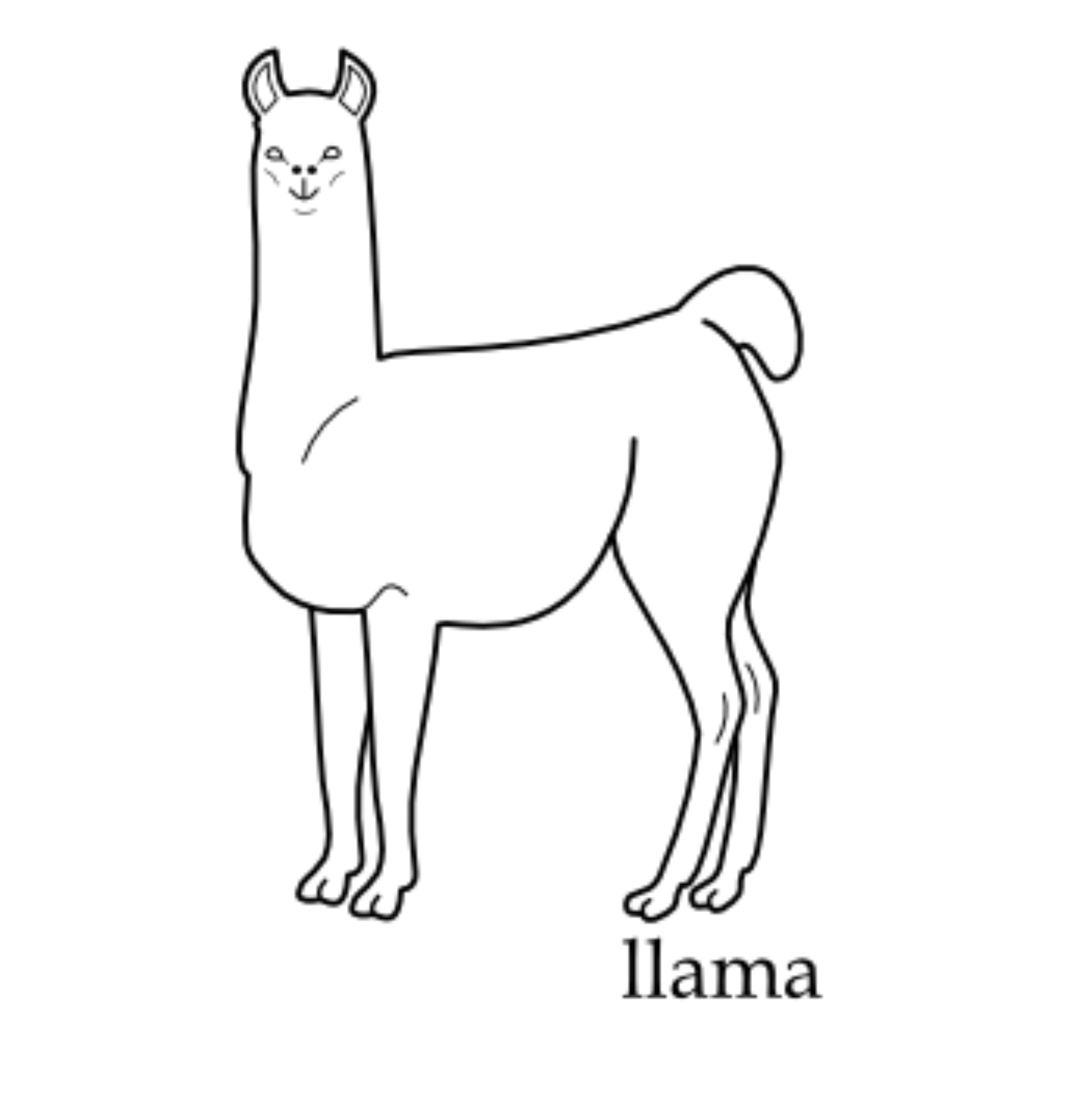 llama llama coloring pages