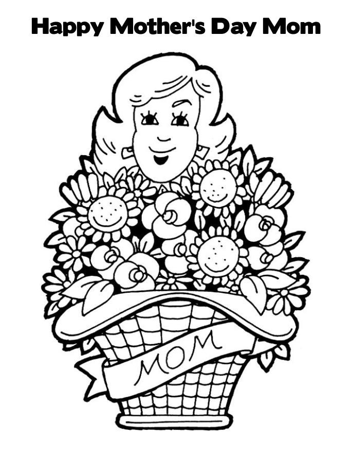free printable mothers day cards coloring pages