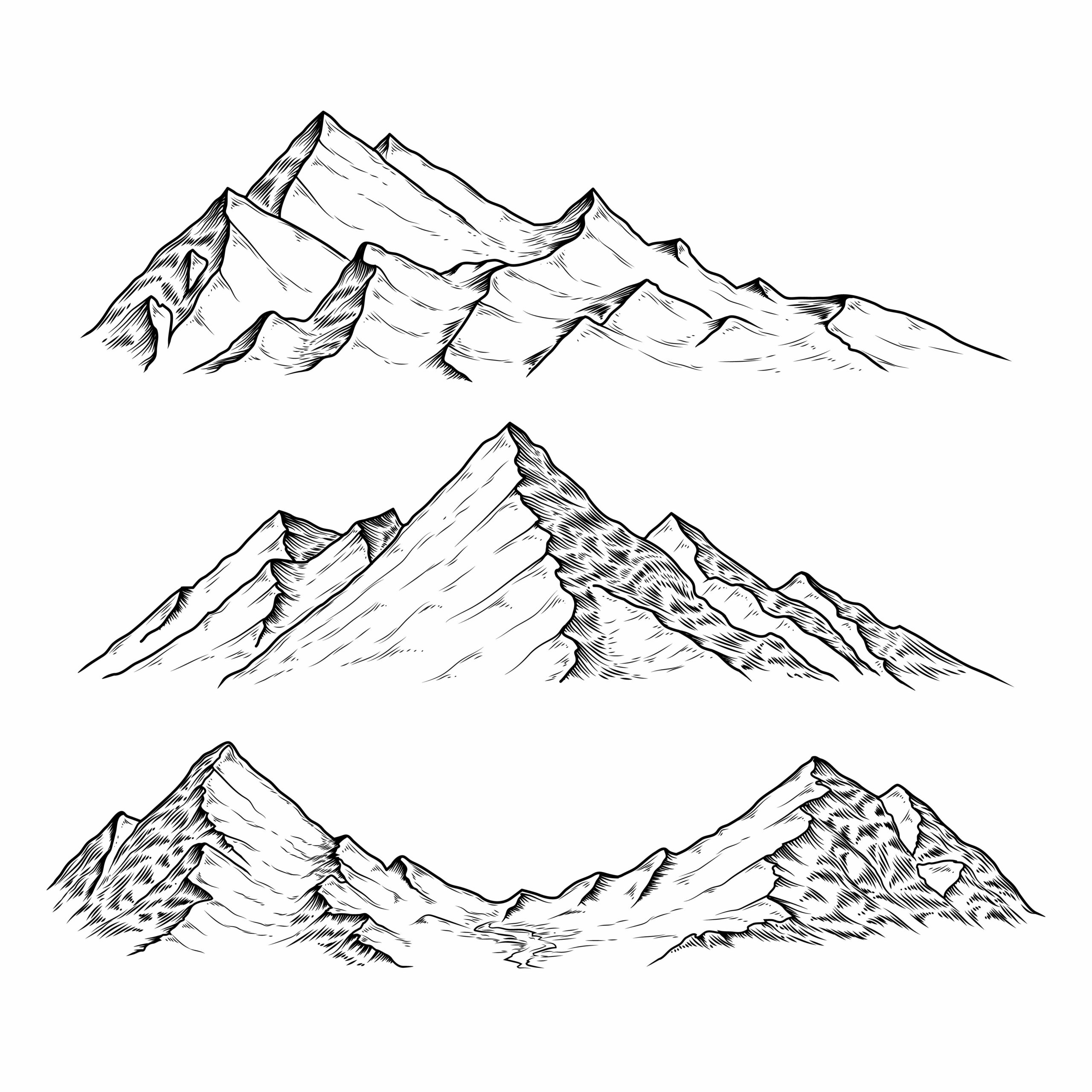 free printable mountain coloring pages