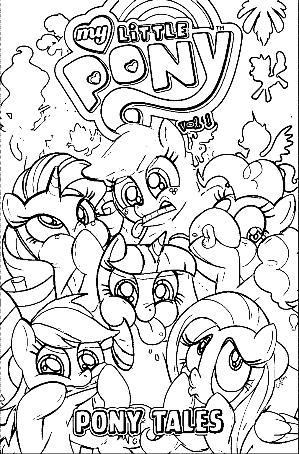 Free Printable My Little Pony Coloring Pages Pdf - Coloringfolder.com