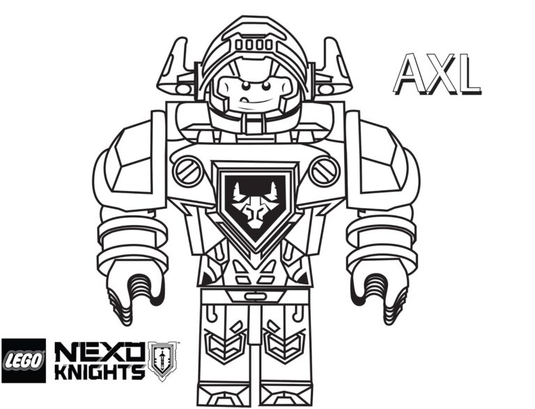 Free Printable Nexo Knight Coloring Pages Pdf - Coloringfolder.com