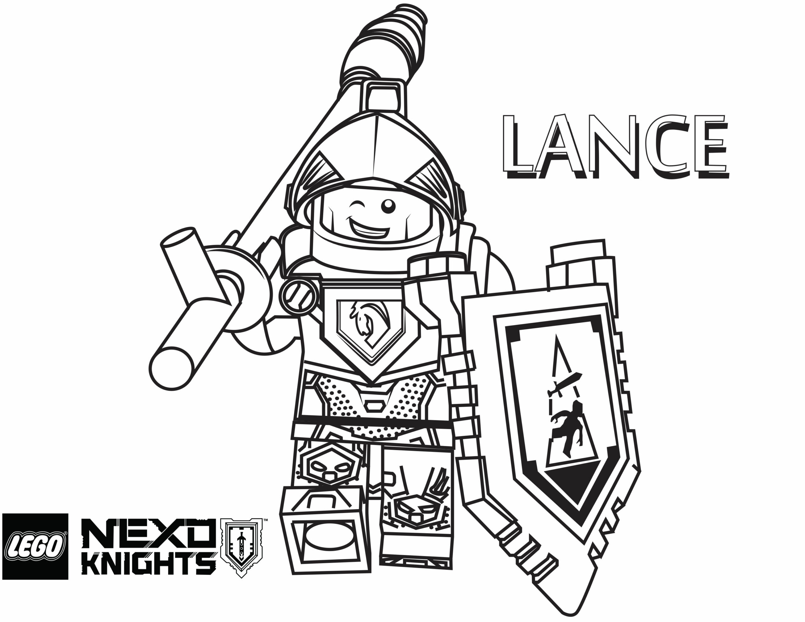 nexo knights printable coloring pages
