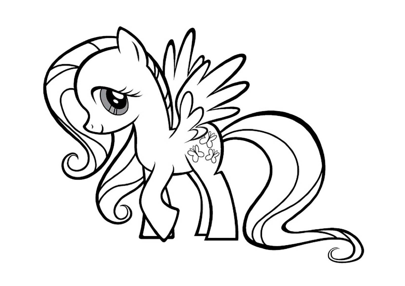my little pony pegasus coloring pages