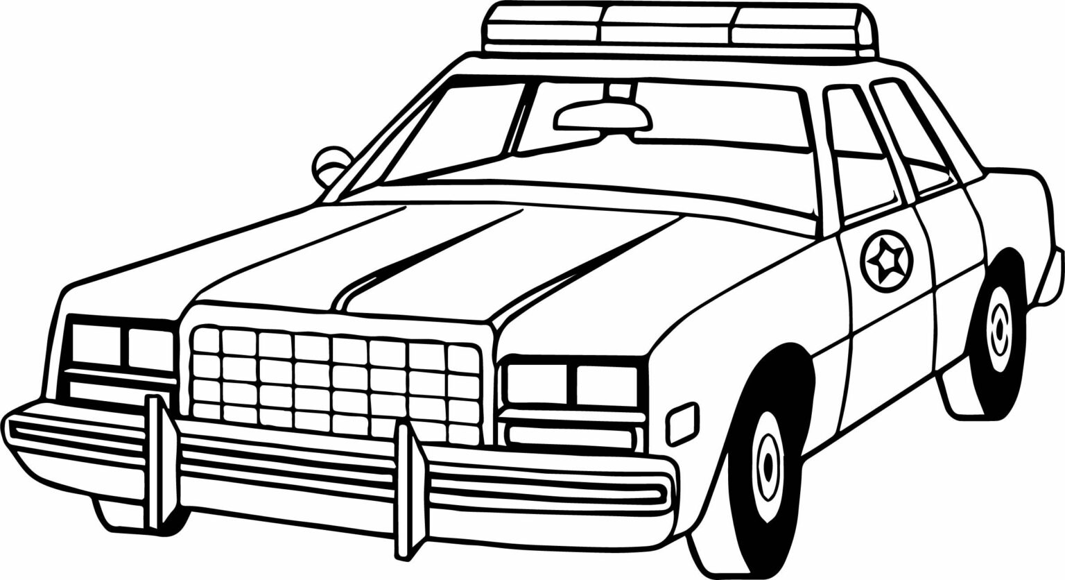 Free Printable Police Car Coloring Pages Pdf - Coloringfolder.com