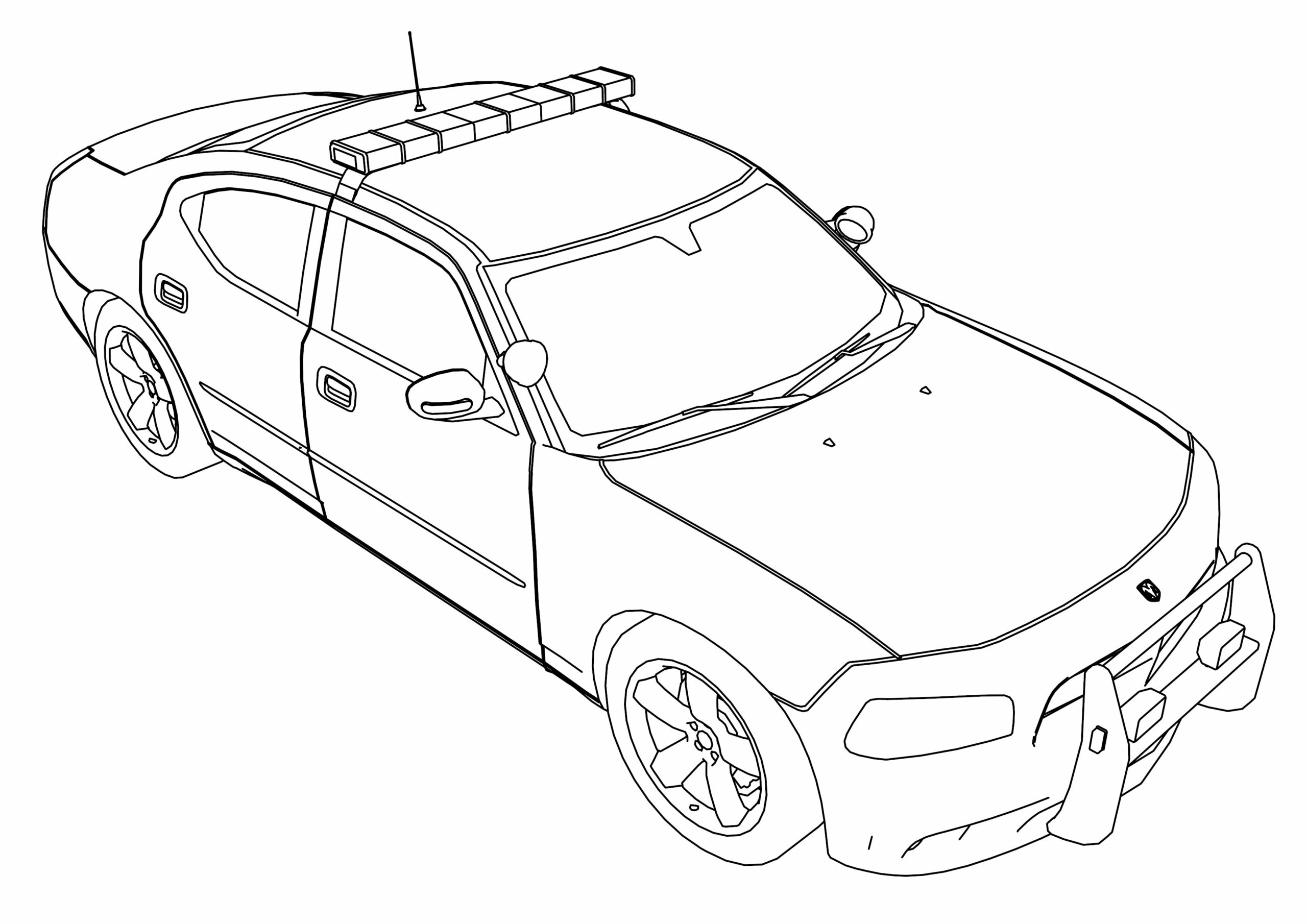 lego police car coloring pages