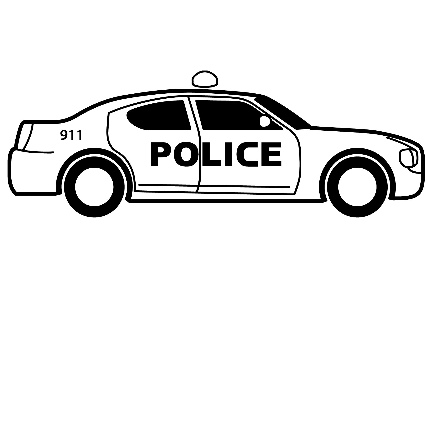 police car coloring pages small pictures to print