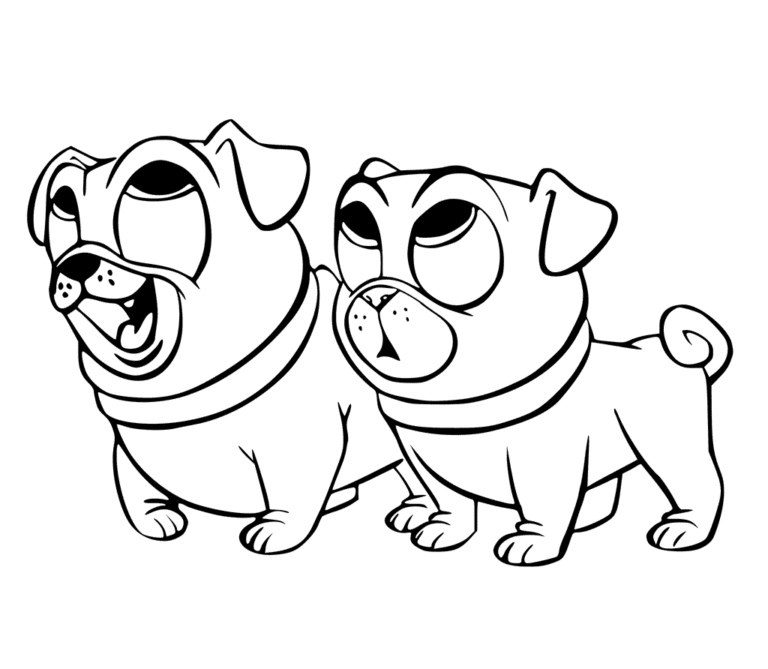 Free Printable Pug Coloring Pages - Coloringfolder.com