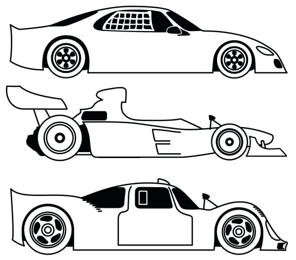 free printable race car coloring pages for kids