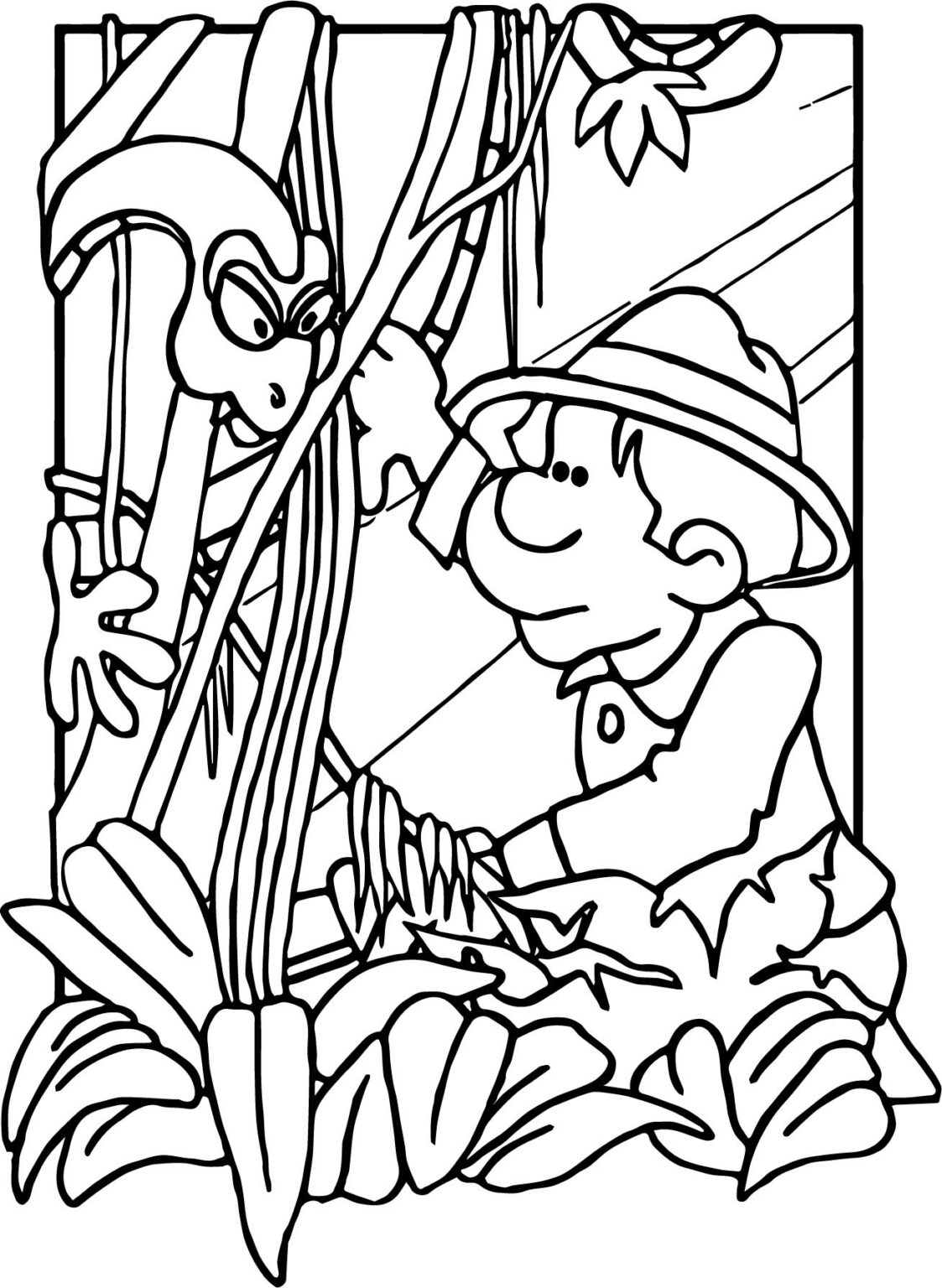 Free Printable Rainforest Coloring Pages Pdf - Coloringfolder.com