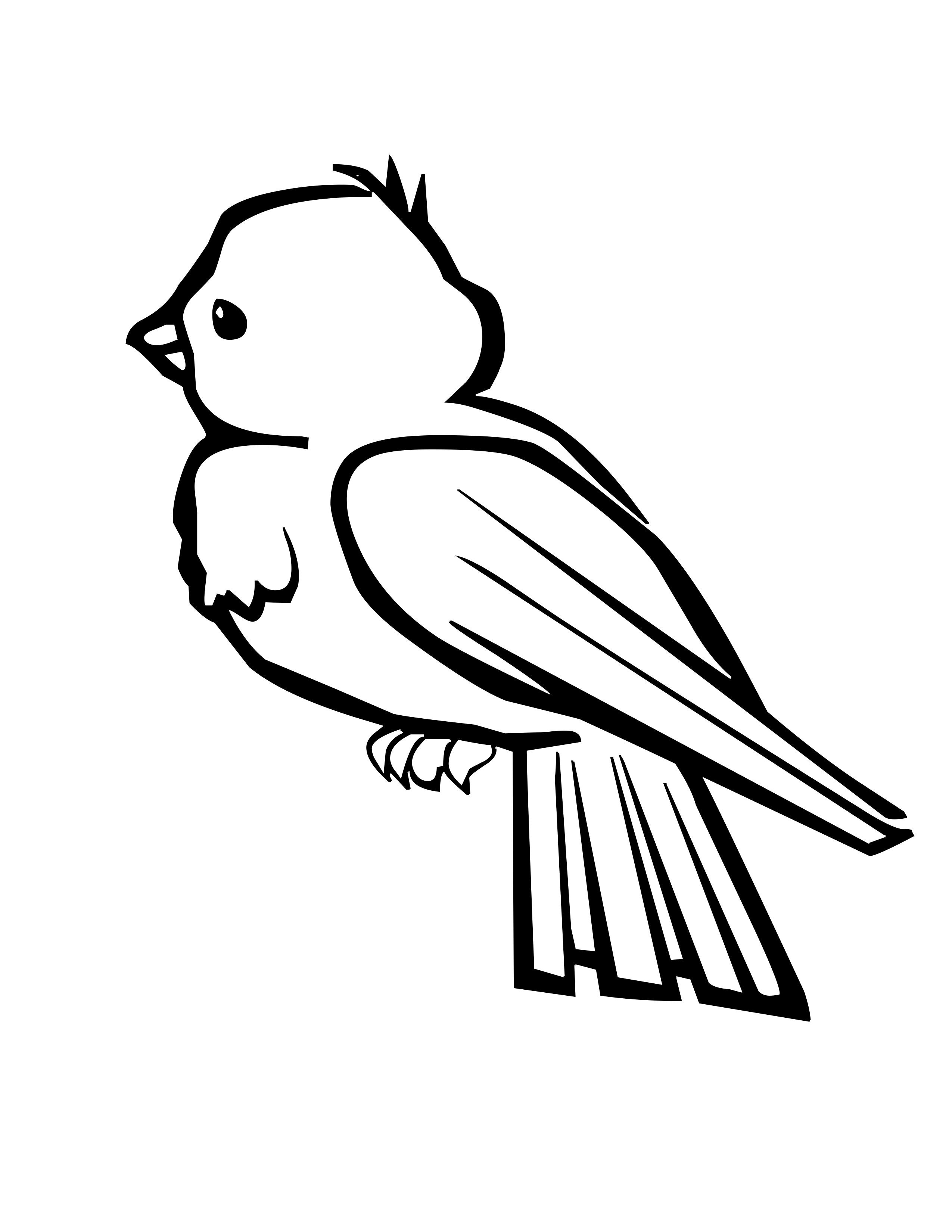 robin bird coloring pages