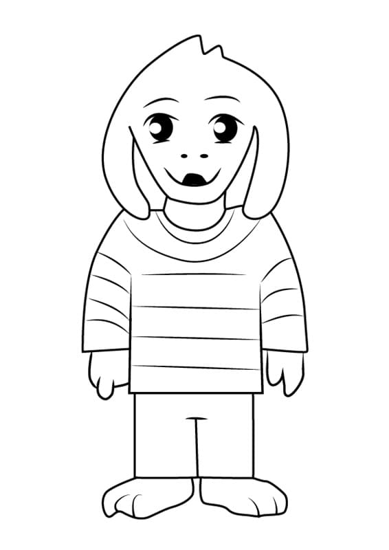undertale coloring pages of asriel