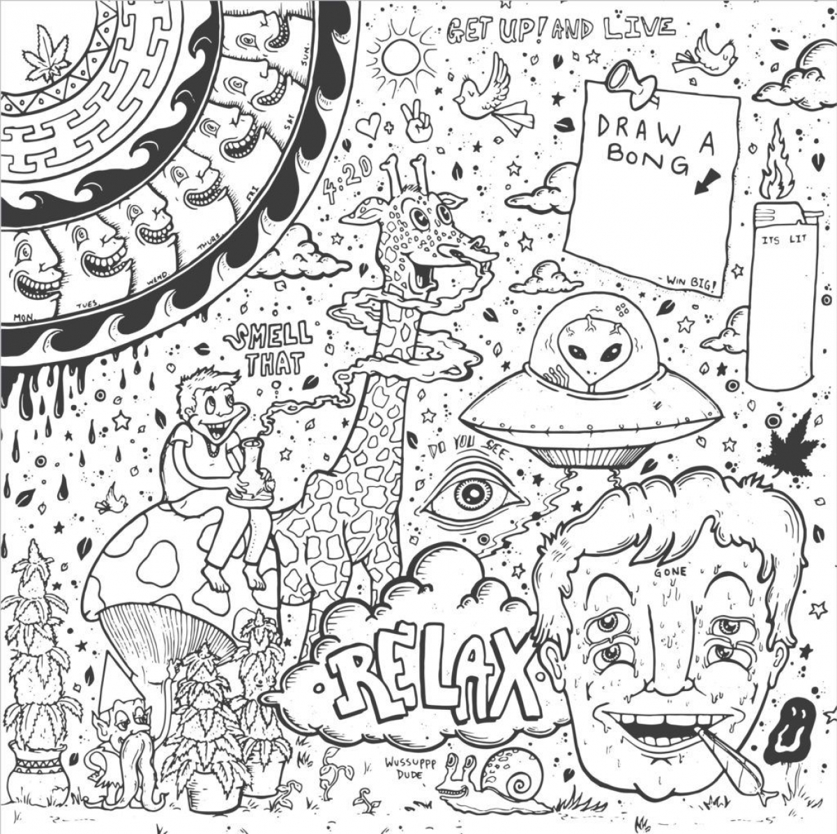 free trippy coloring pages to print for adults oa8c5