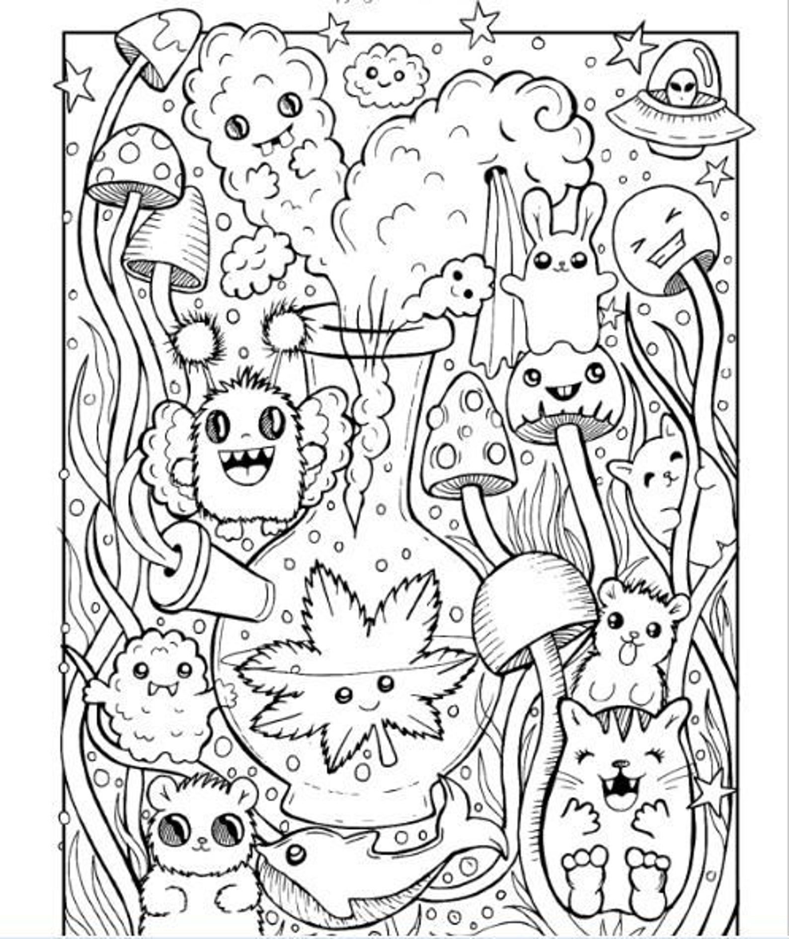 Psychodelic Coloring Pages