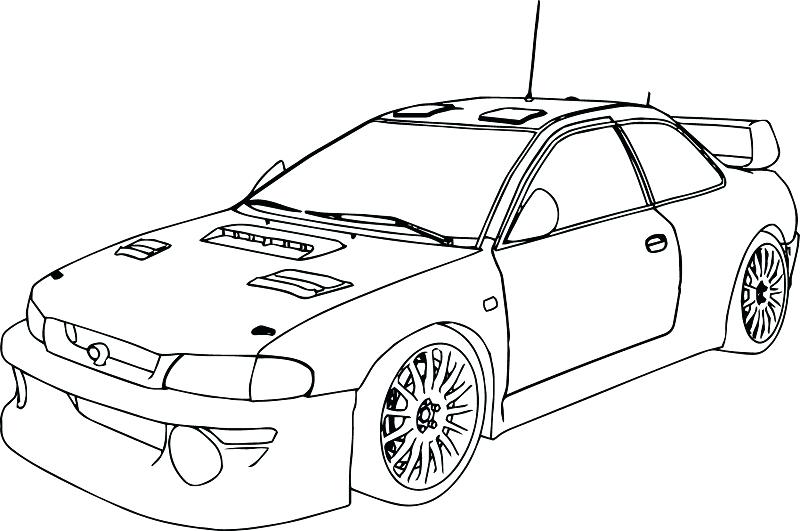 free race car coloring pages