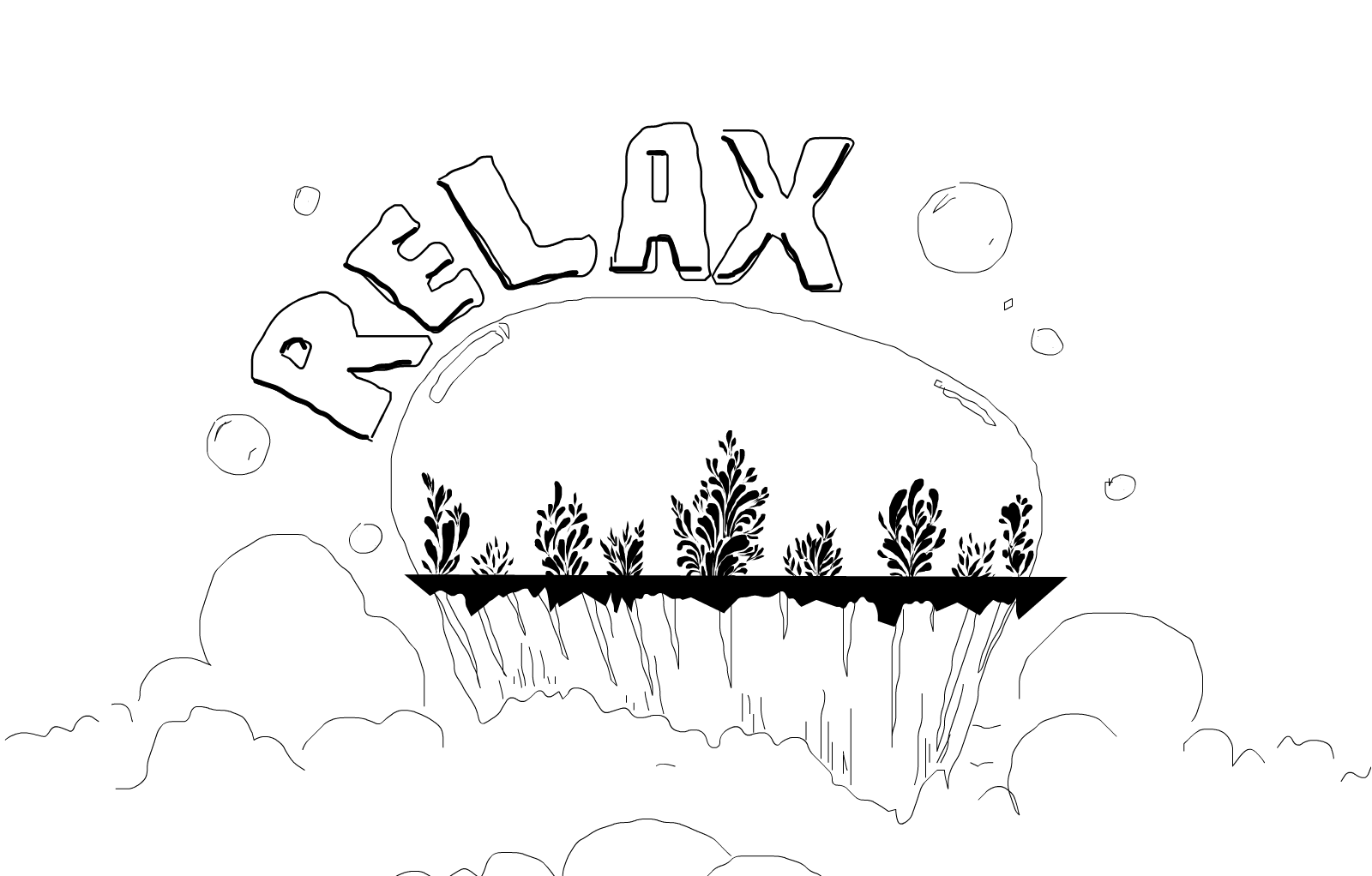 coloring pages relaxing