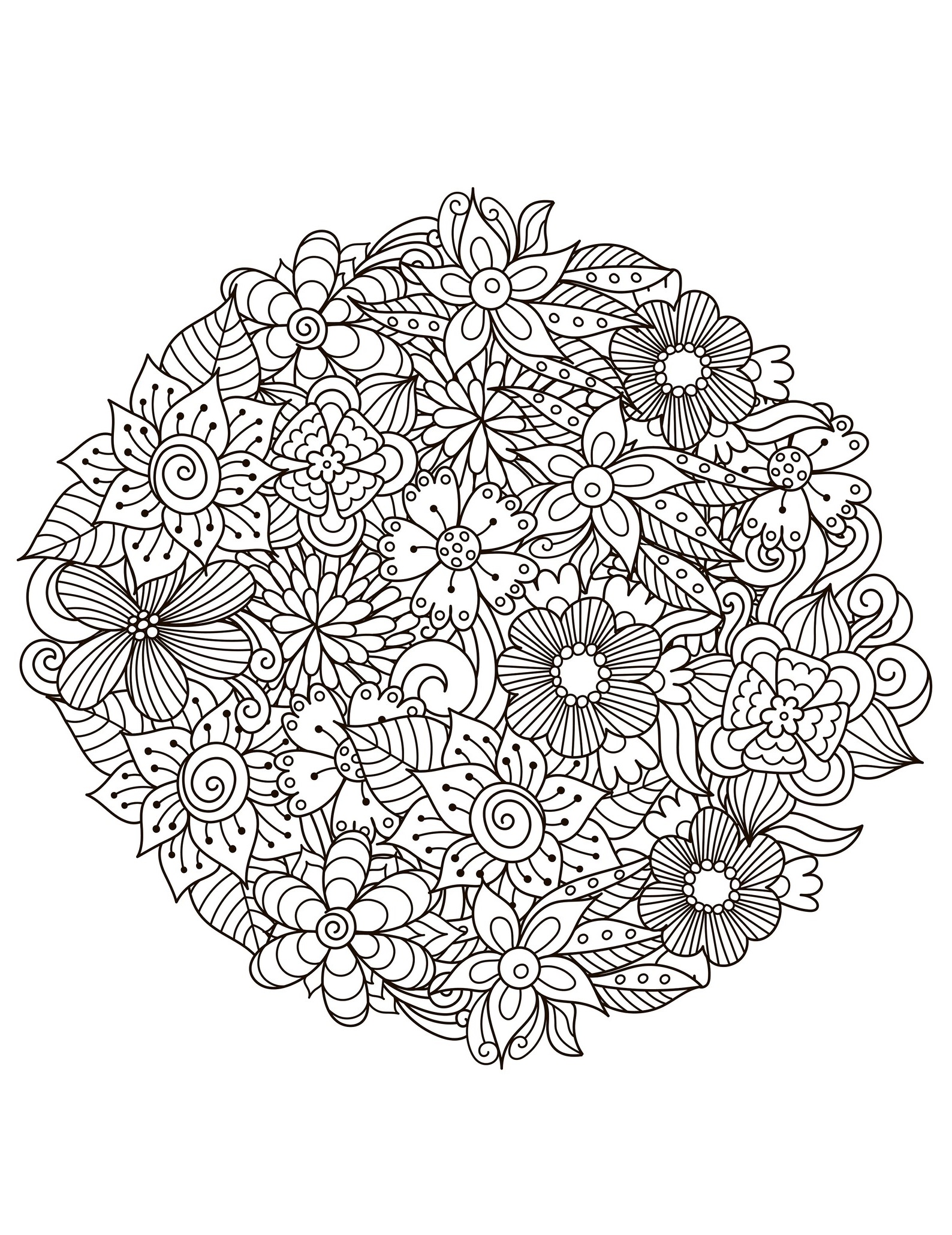 free relaxing coloring pages
