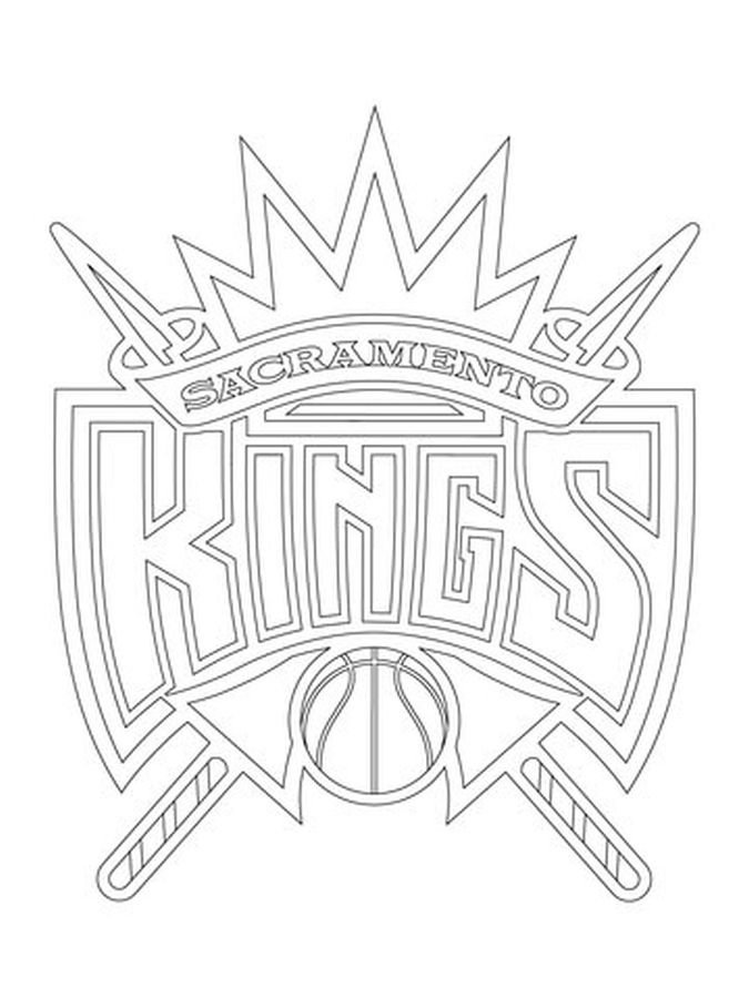 free sacramento kings coloring pages