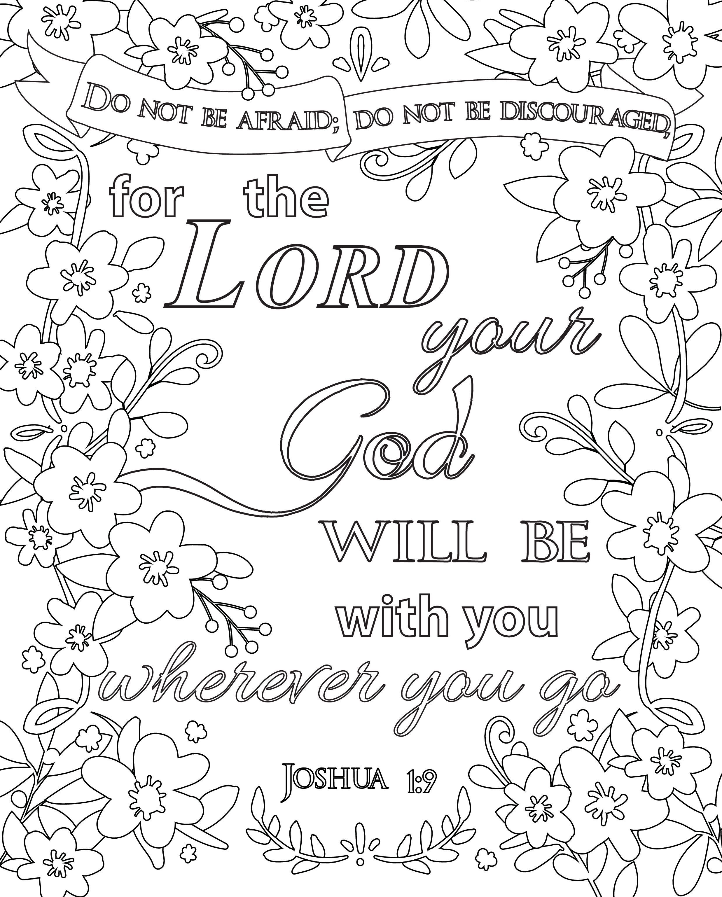 free scripture coloring pages