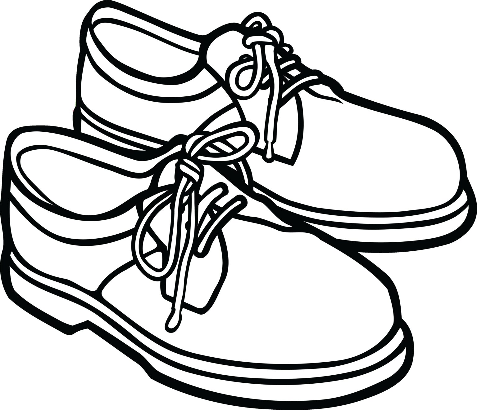 Free Shoes Coloring Pages Pdf - Coloringfolder.com