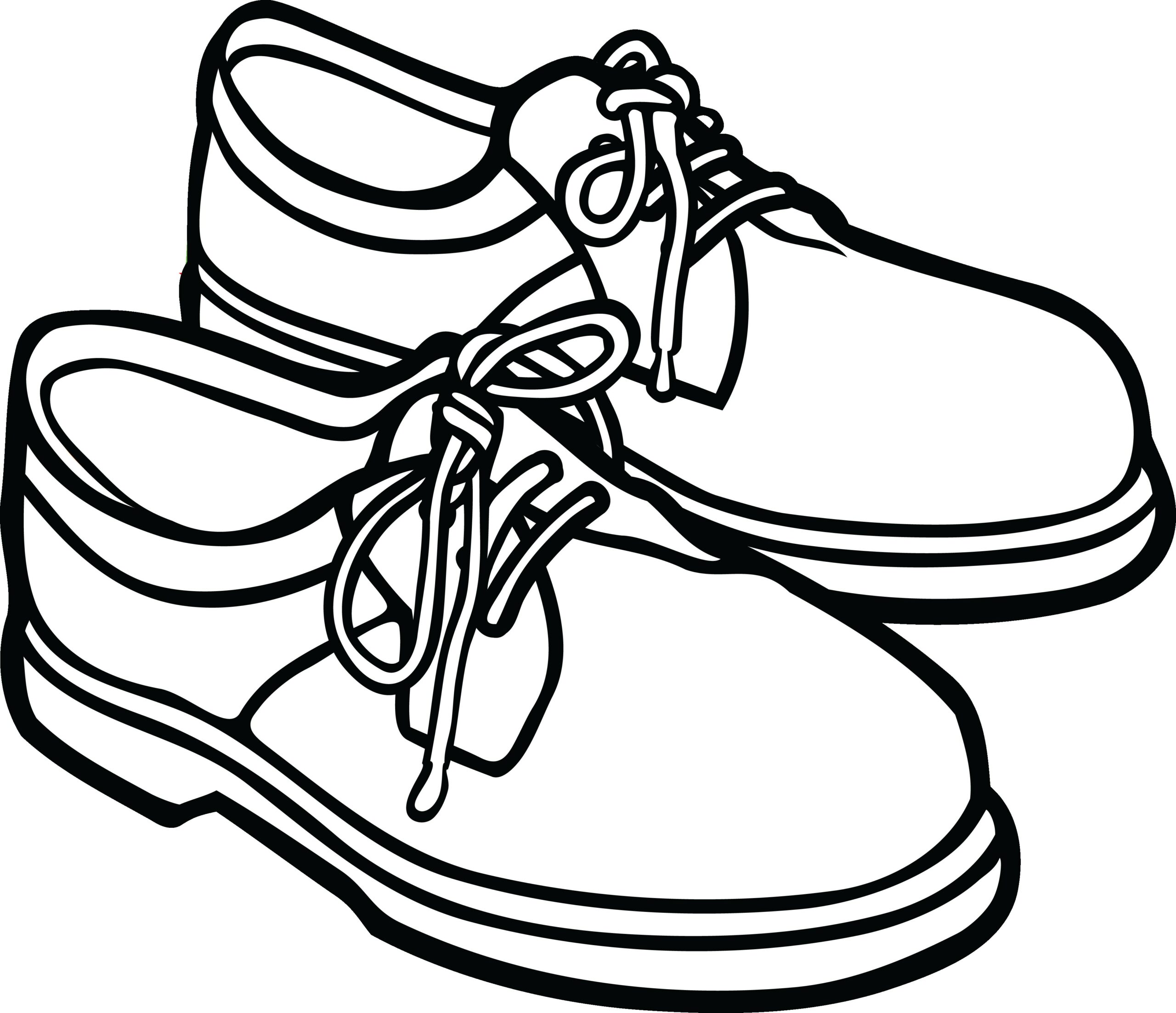 coloring pages for shoes