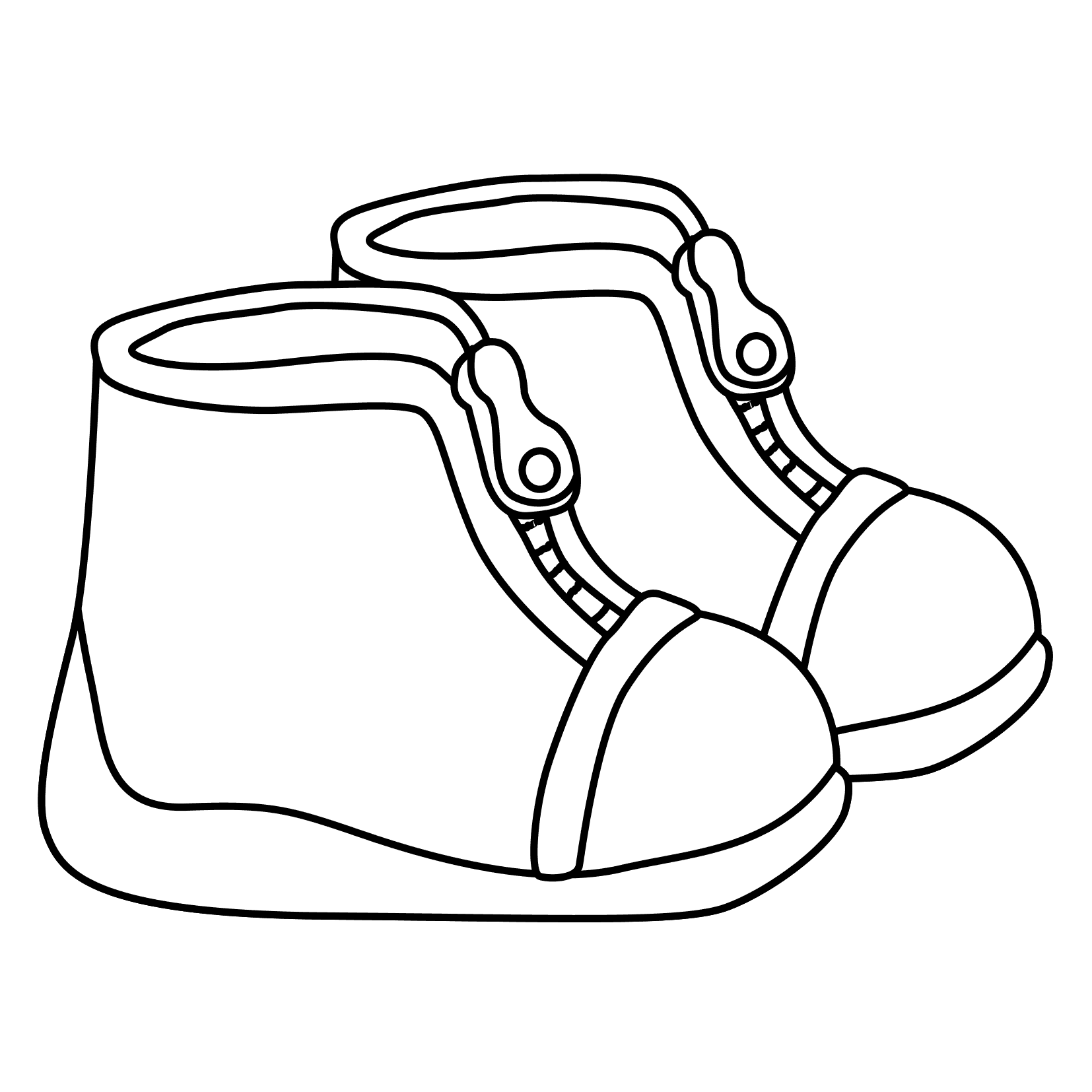coloring pages shoes for kids