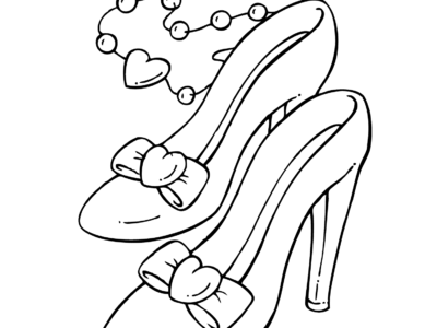 coloring pages shoes printable