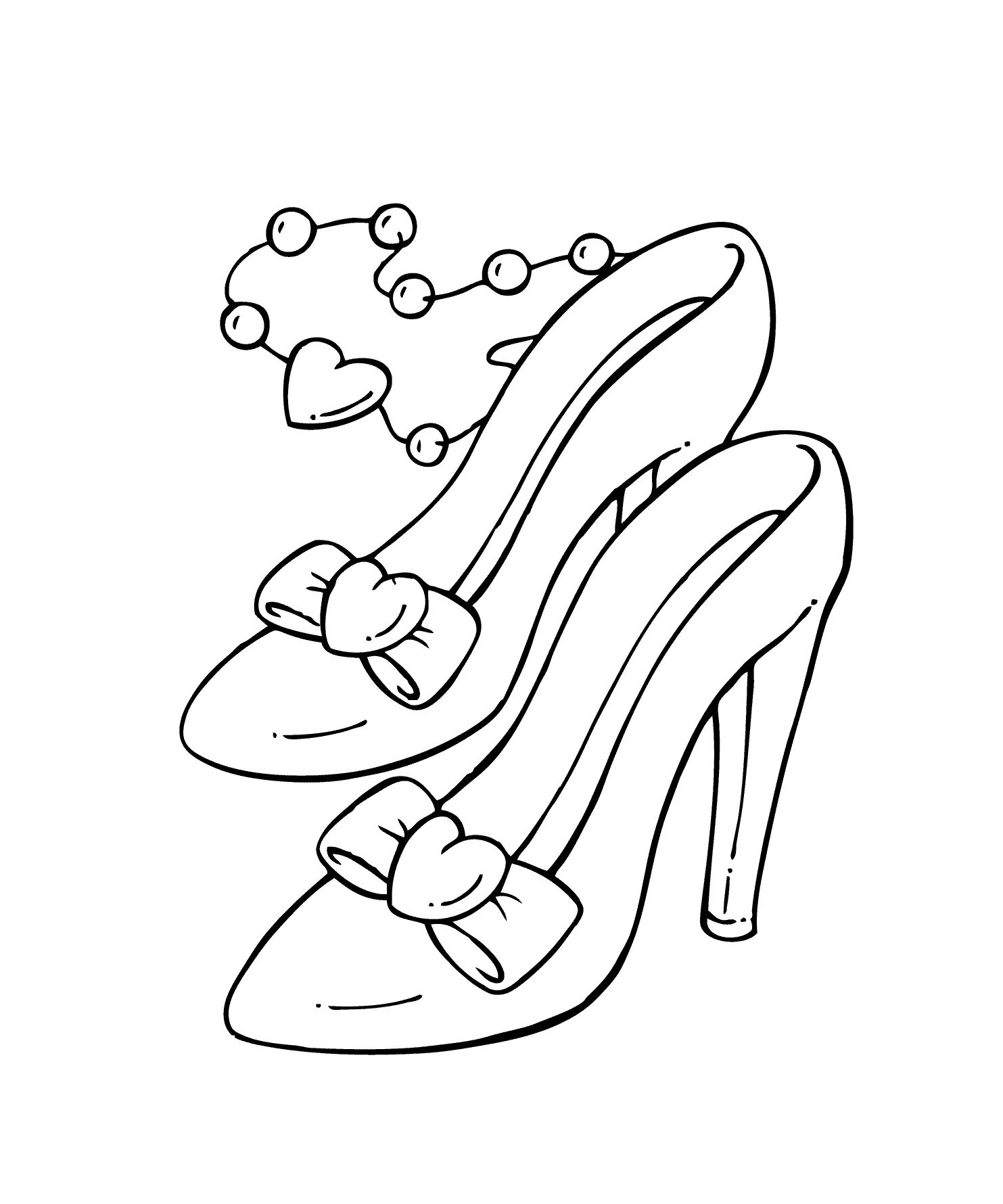 coloring pages shoes printable