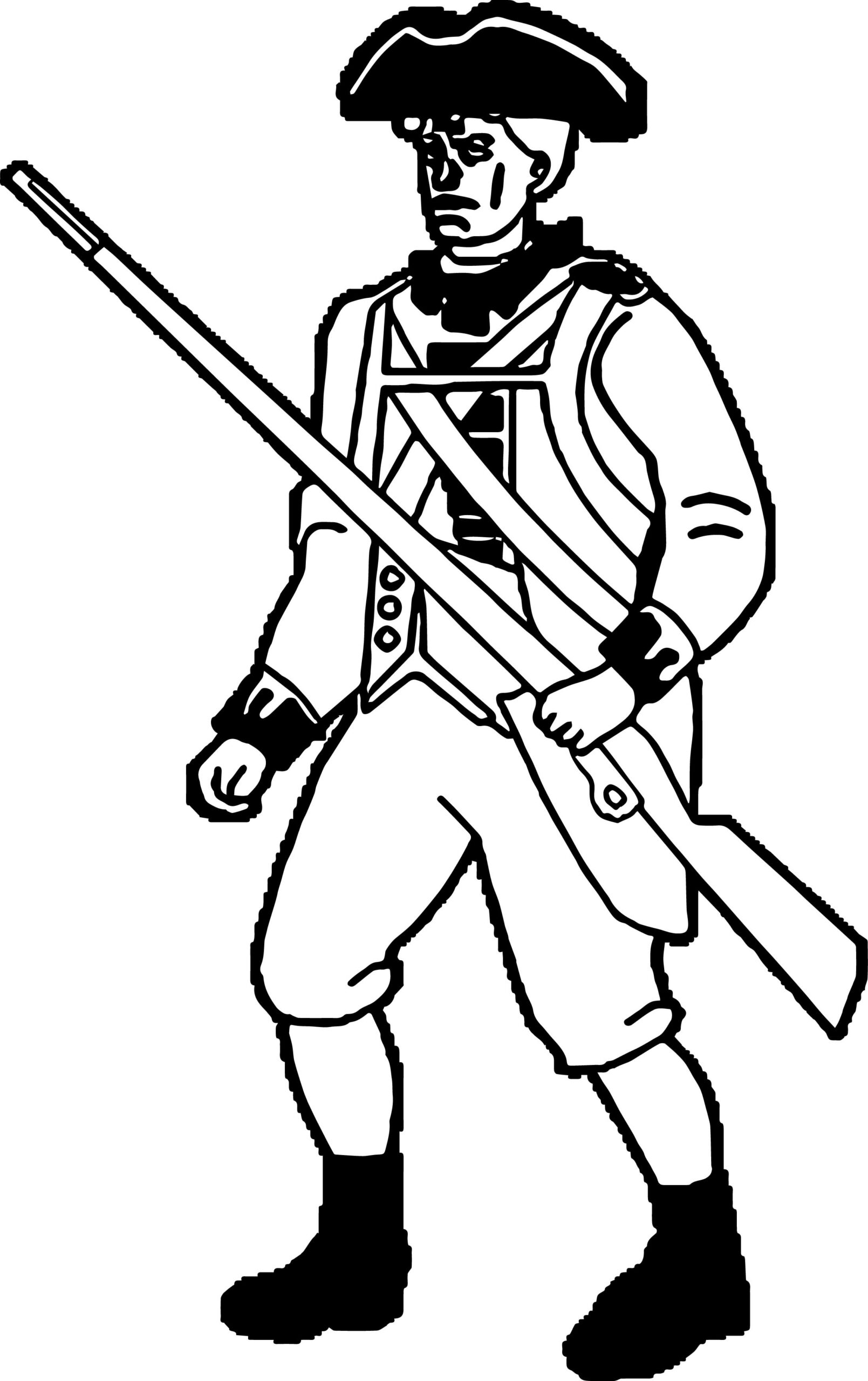 confederate soldier coloring pages