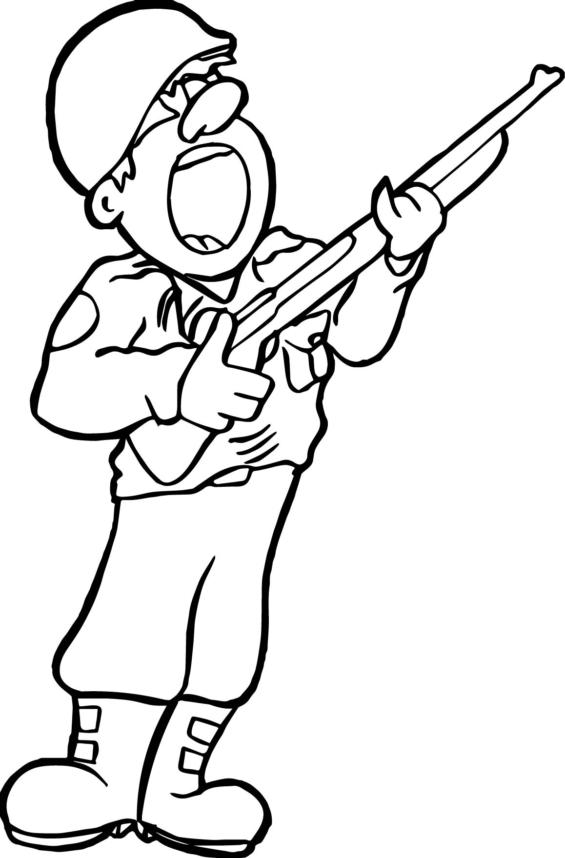 military soldier coloring pages