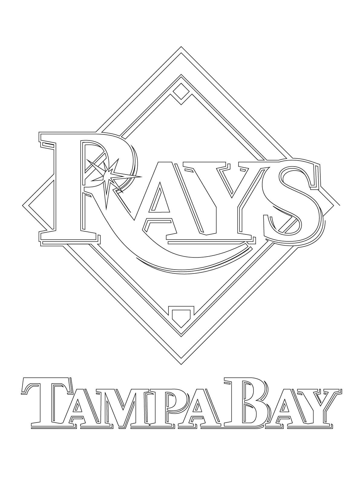 free tampa bay rays coloring pages
