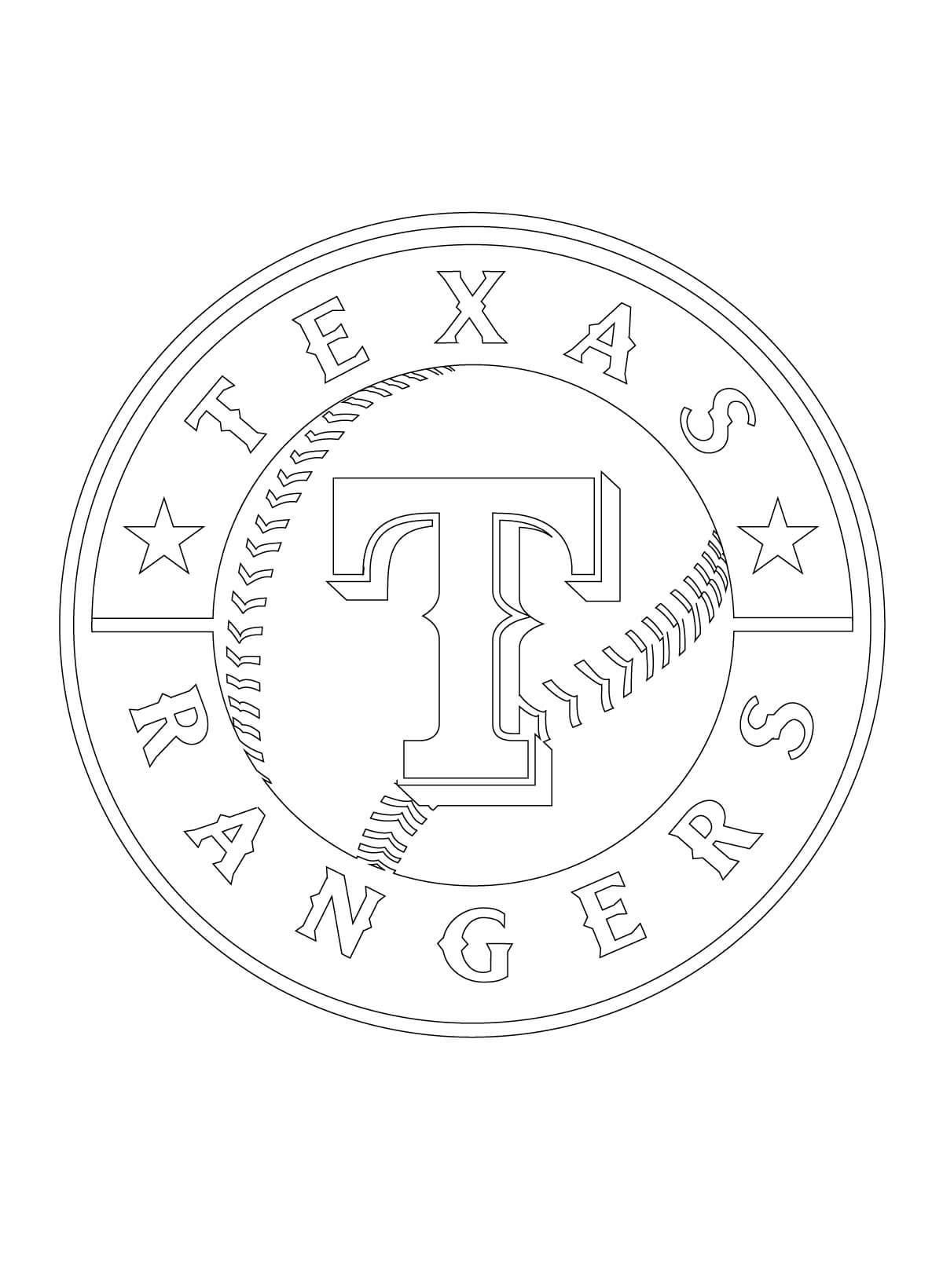 free texas rangers coloring pages