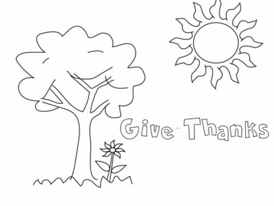 be thankful coloring pages