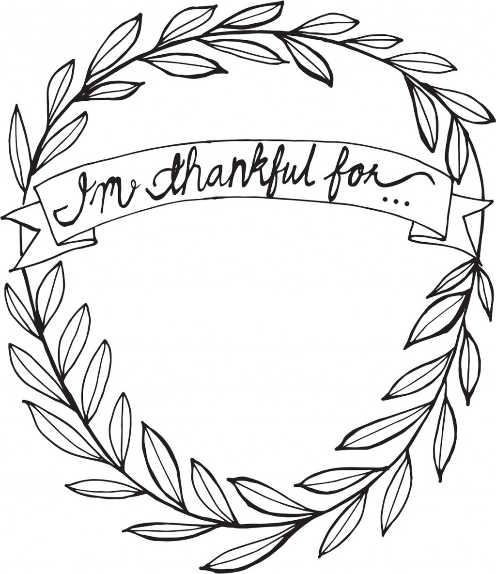 i am thankful for you coloring pages