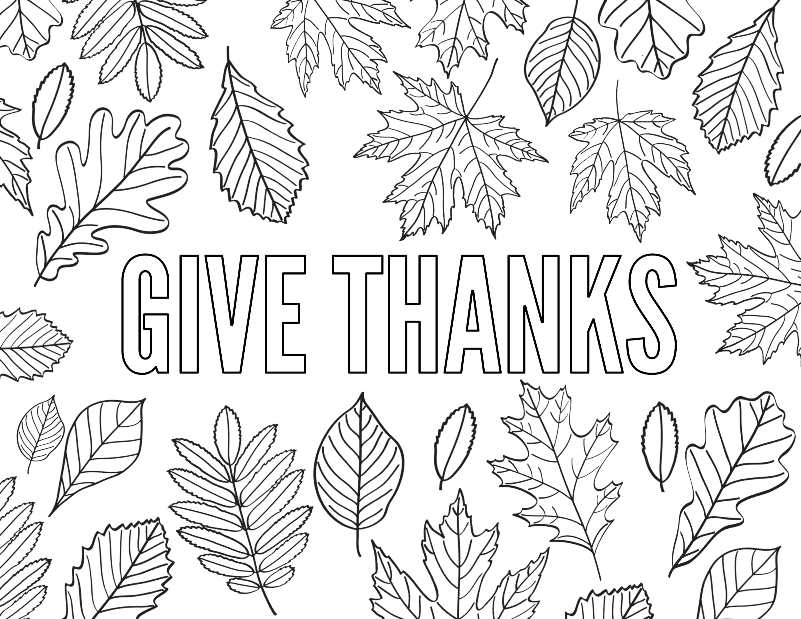 thankful coloring pages