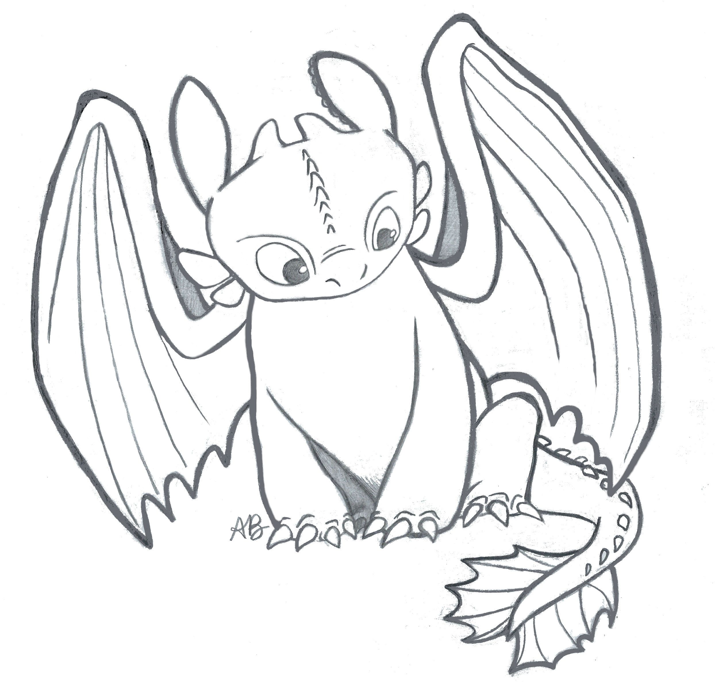 baby toothless coloring pages