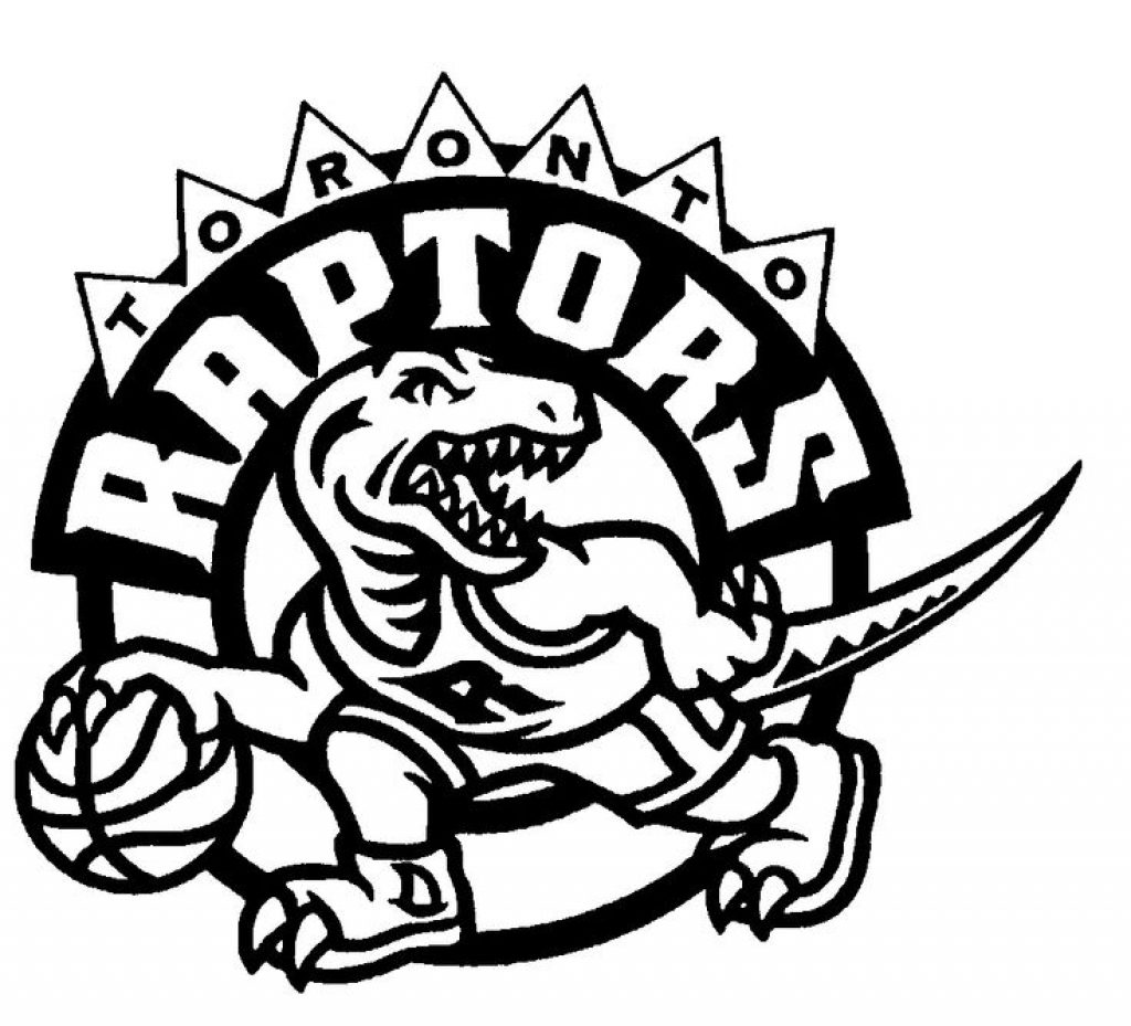 free toronto raptors coloring pages