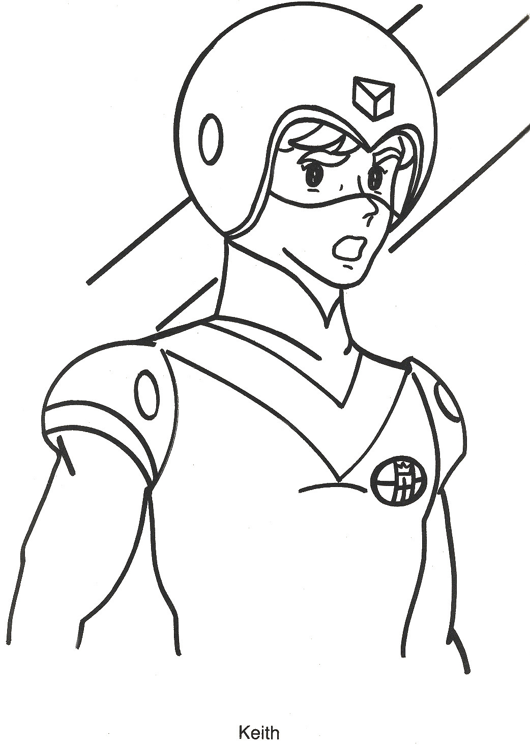 voltron force coloring pages