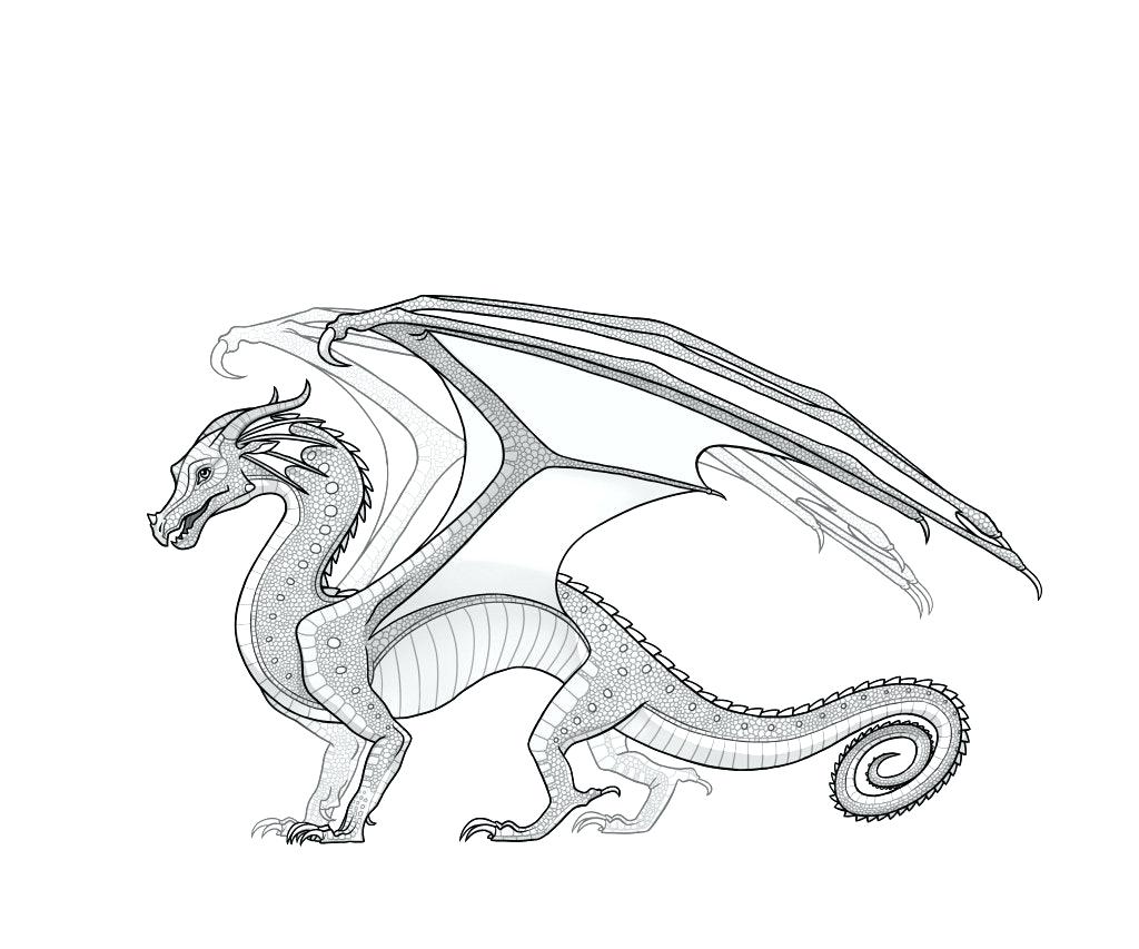 sky wings wings of fire dragon coloring pages